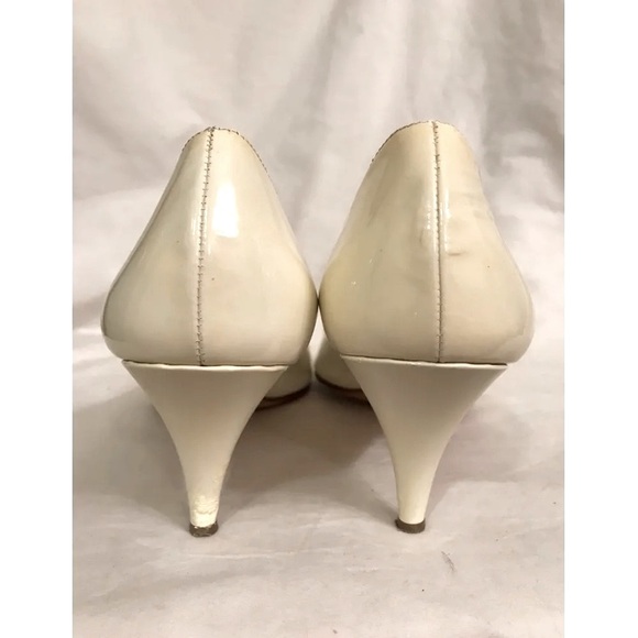Prada Calzature Donna Patent Leather Pumps Peep/Open Toe - Picture 4 of 13